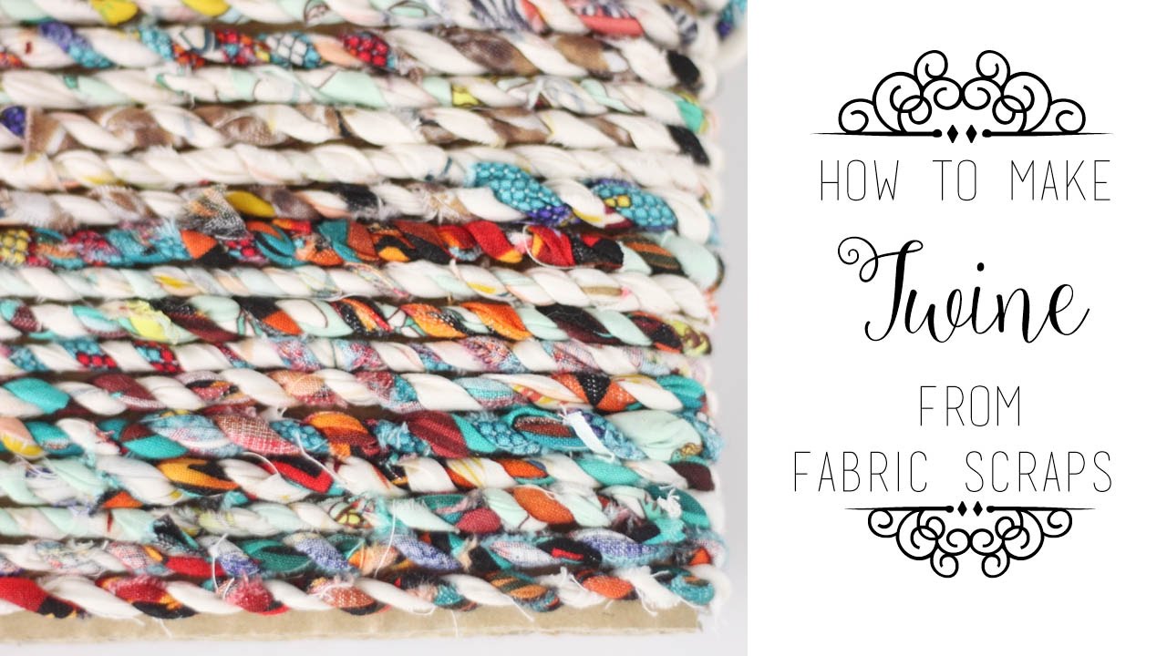 Scrapbusting: How to make Fabric Twine