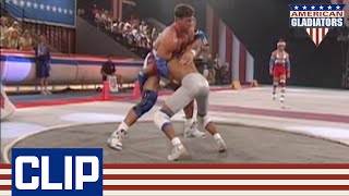 Impressive Smaller Contender Overpowers The Biggest Gladiator American Gladiators