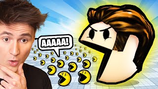 BECOMING MAX SIZE PAC-MAN IN ROBLOX!