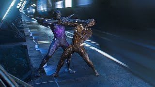 Black Panther vs Killmonger final fight scene | Black Panther 2018 4K.