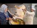 How Iranian Villagers &amp; Nomads Bake Ancient Bread Over Fire