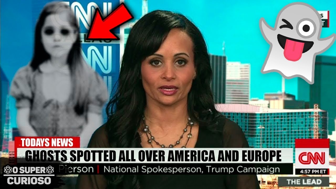 7 FANTASMAS CAPTADOS AO VIVO NA TV E POR CÂMERAS DE SEGURANÇA