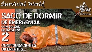 Saco de dormir con bolsas de basura / Supervivencia - Bushcraft