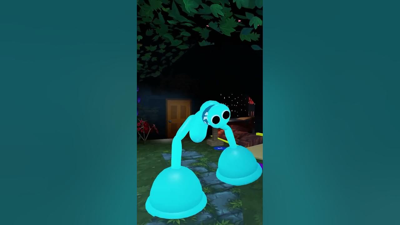 Rainbow Friends O NOVO MONSTRO CIANO! (Cyan) #roblox #shorts - YouTube