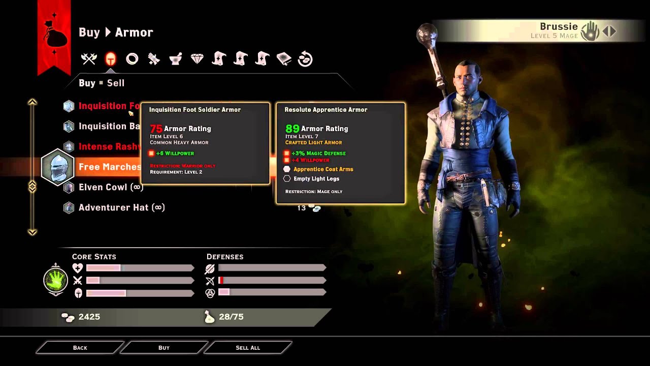 Dragon Age: Inquisition Seggrit First time Conversation