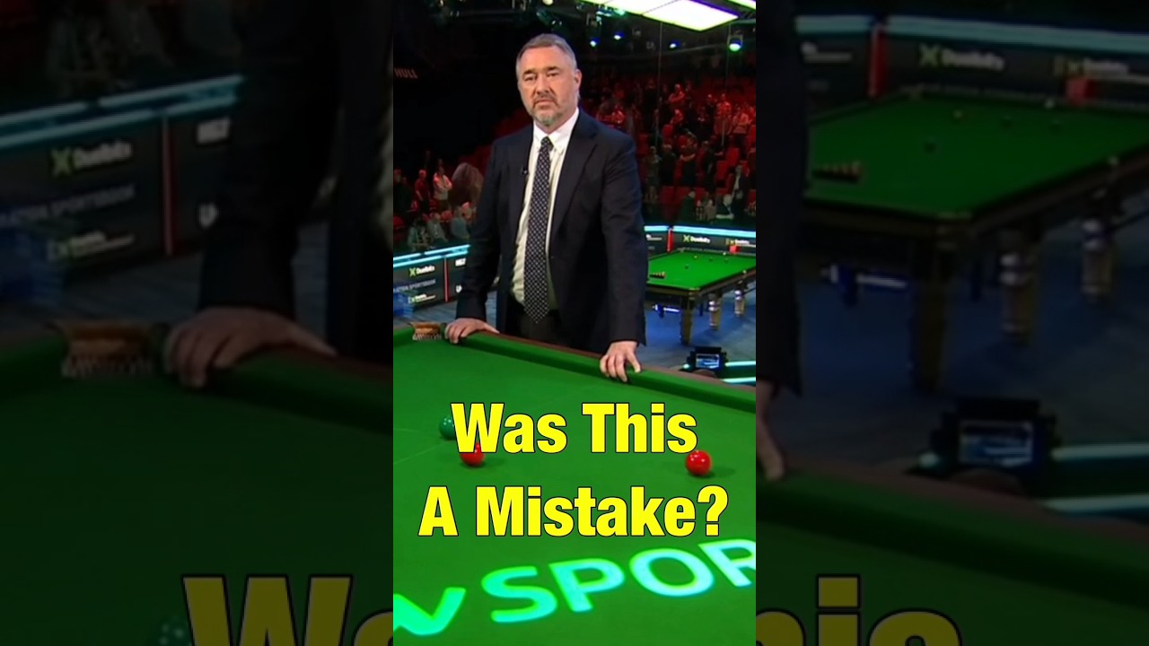 Snooker ITV4 Break From Life On TV, Was It A Mistake? 🙊