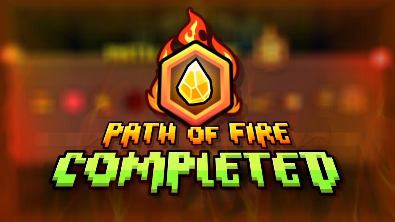Fire Path Gd Path of Fire Completed | Paths of Power 1/10 | Geometry Dash 2.2 - YouTube