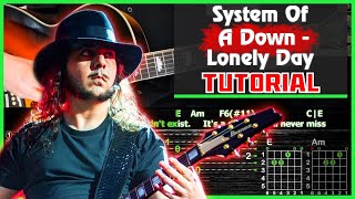 Как играть песню &quot;System Of A Down - Lonely Day&quot; на гитаре | Разбор песни