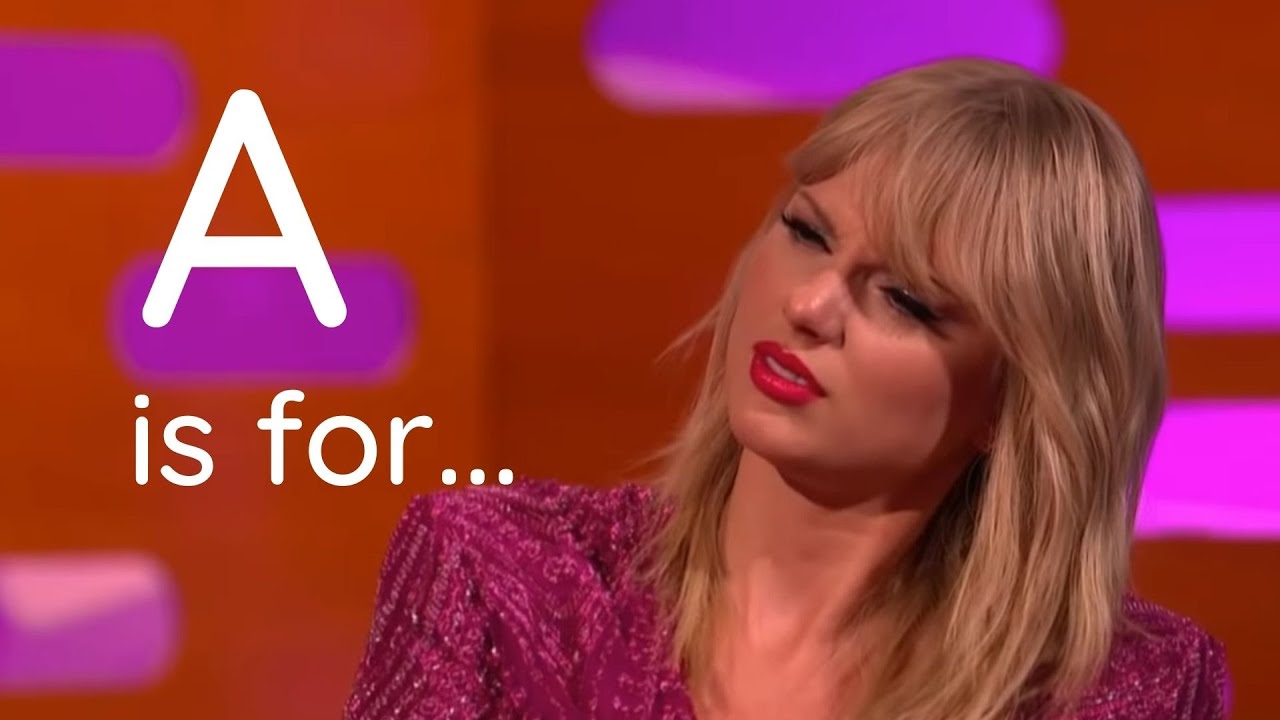 Learn the Alphabet with Taylor Swift YouTube