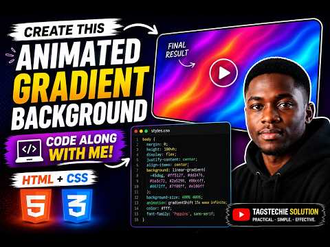 How to Create an Animated Gradient Background with HTML & CSS