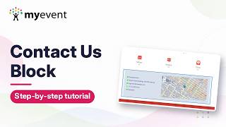 How to Use the Contact Us Block | MyEvent Tutorial