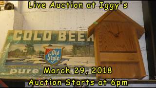 March 29, 2018 at 6pm, Live Auction at Iggy's screenshot 3