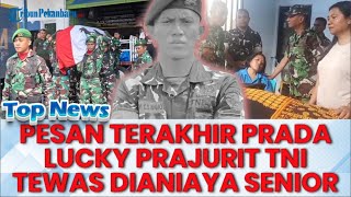Download Lagu 🔴 Kronologi Prada Lucky Namo Tewas Diduga Dianiaya Senior, Sempat Beri Pesan Terakhir ke Dokter MP3 Download Lagu 🔴 Kronologi Prada Lucky Namo Tewas Diduga Dianiaya Senior, Sempat Beri Pesan Terakhir ke Dokter MP3