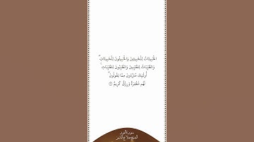 تلاوة في دقيقة | سورة النور | الآية ٢٦ | الشيخ صلاح البدير
