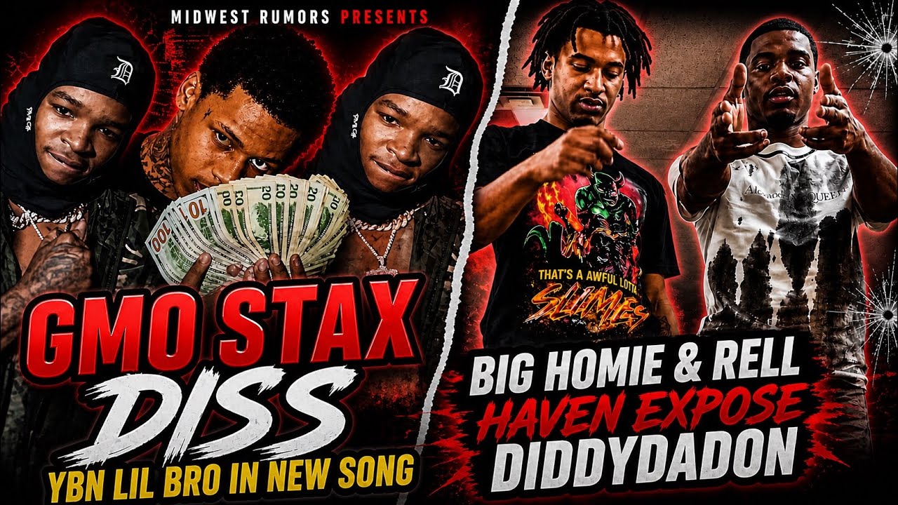 Stax Rapper GMO STAX Diss Detroit Rapper YBN Lil Bro in new Song, DiddyDaDon ...
