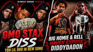 GMO STAX Diss Detroit Rapper YBN Lil Bro in new Song, DiddyDaDon Exposed By Big Homie &amp; RELL Haven