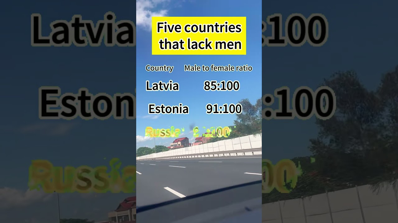 Countries with Fewer Men: A Look at Gender Ratios