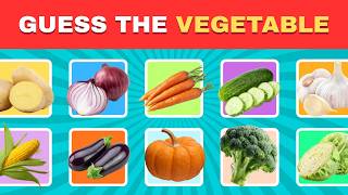 Guess the Vegetable 🥦🌽 | 50 Veggies Challenge