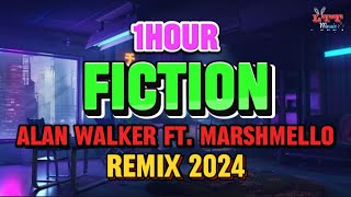 【1 Hour】Beast/Dany Carl - Fiction (Alan Walker Ft. Marshmello Tiktok Remix 2024) || Addictive Melody