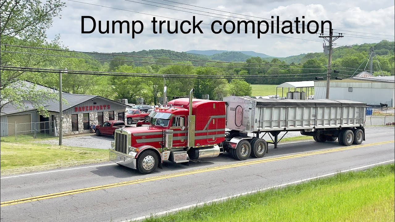 Dump truck compilation every one I’ve caught so far - YouTube