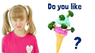 Do You Like Broccoli Ice Cream? | Kinderwood Kids Songs With Daddy Puppet