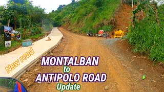 MONTALBAN RIZAL to ANTIPOLO  road Update / Philippines