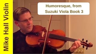 Humoresque - #4 from Suzuki Viola Book 3