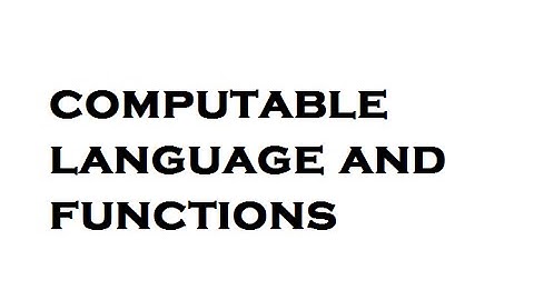 Computable Language Functions