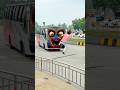 Monster Face Bus in Insane Road Challenge! 😨🚌🔥 #VFX #viral #shorts #MonsterBus #trending