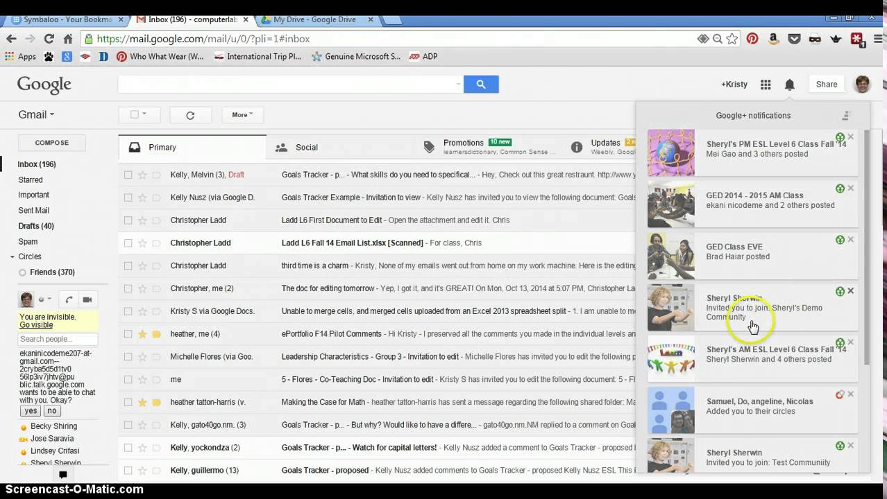 How to accept a Google+ invitation by Sheryl - YouTube