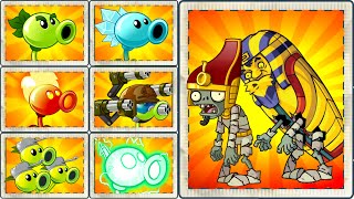 Plants vs Zombies 2 Ultimate Power UP Teams Power Up Vs Pharaoh Zombie from Ancient Egypt in PVZ 2