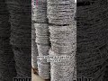 Good Price 50KGS Per Roll Galvanized Barbed Wire Fencing Stainless Steel Razor Barbed Wire Fence