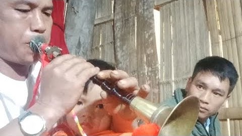 thổi kèn lễ cấp sắc của người dân tộc dao đỏ cao bằng