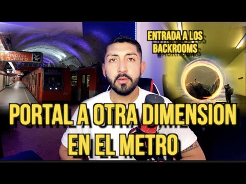 ENCUENTRAN PORTAL A OTRA DIMENSION EN EL METRO DE CDMX (¿La entrada a los Backrooms?)