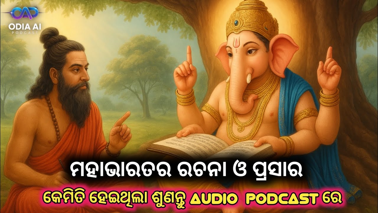 ଶ୍ରୀଗଣେଶ ଓ ବ୍ୟାସଦେବଙ୍କ କଥା | ମହାଭାରତ ରଚନା ଗୁପ୍ତ ଗାଥା | Odia AI Podcast