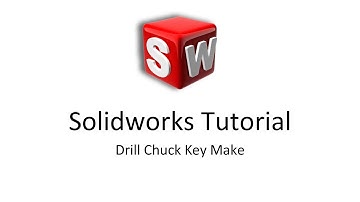 Drill Chuck Key Make In Solidwork | Solidworks Tips And Tricks
