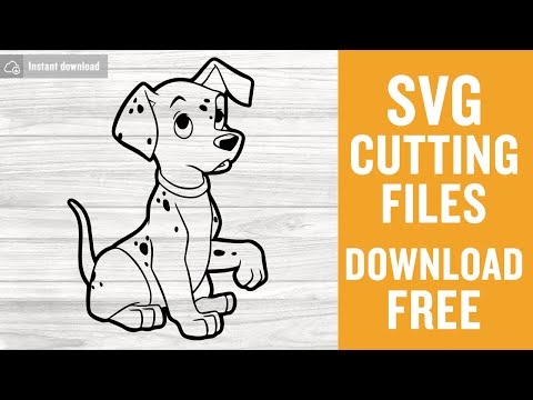 101 Dalmatians Svg Free Cutting Files for Cricut Instant Download