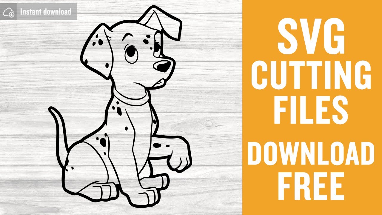 101 Dalmatians Svg Free Cut File for Cricut - YouTube