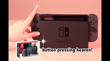 Nintendo Switch Unboxing (ASMR Controller sounds/packaging/no speaking)