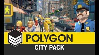 POLYGON City Pack - (Trailer) 3D Low Poly Art for Games by #SyntyStudios
