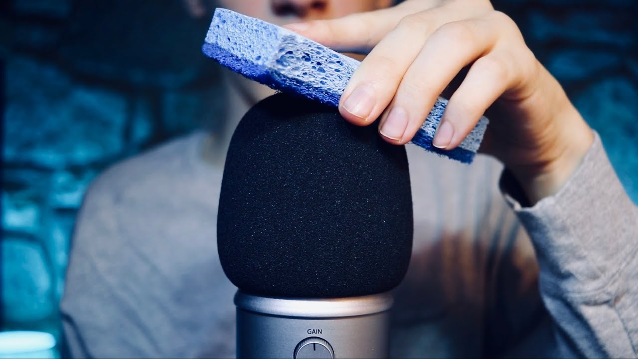 Intense ASMR mic scratching and mic brushing (no talking) - YouTube
