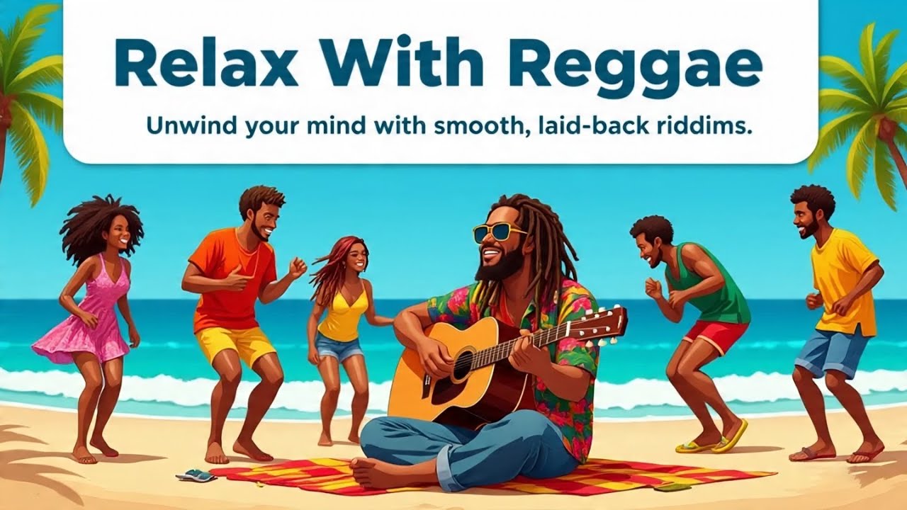 ☀️Island Reggae w/ Bob Marley - Chill Summer Mix 🌴