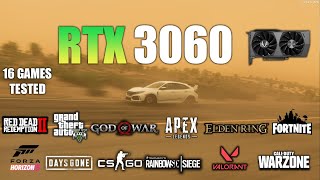 RTX 3060  : Test in 16 Games in 2022 - RTX 3060 12GB Gaming test