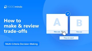 How to Make & Review Trade-offs – 1000minds Multi-Criteria Decision-Making