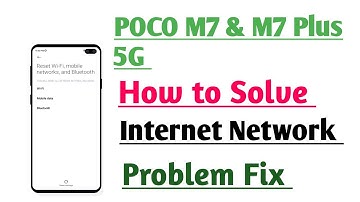 POCO M7 5G & POCO M7 Plus 5G How to Fix Internet & Network Problem Tips And Tricks
