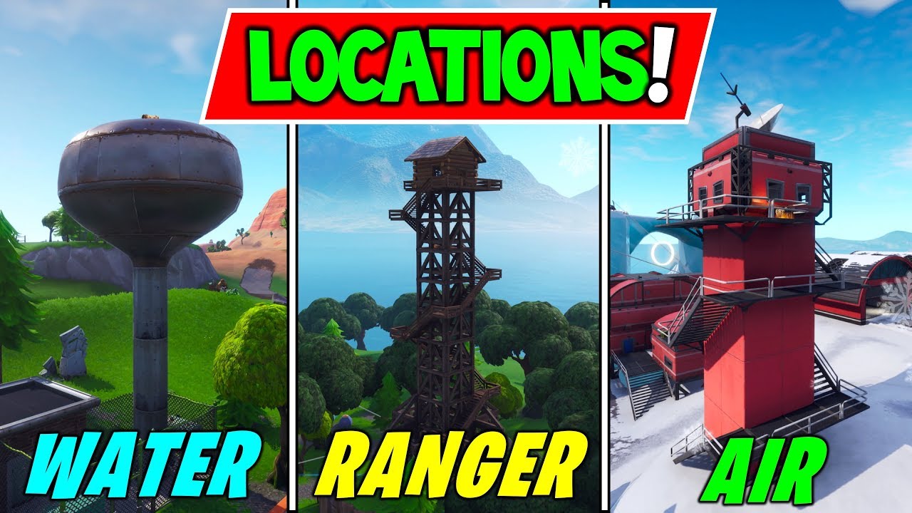 Dance On Top Of A Water Tower Ranger Tower Air Traffic Control - dance on top of a water tower ranger tower air traffic control tower location guide fortnite