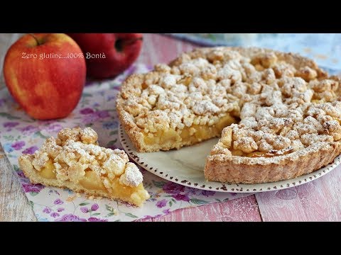 Crostata SBRICIOLATA alle MELE- Senza glutine