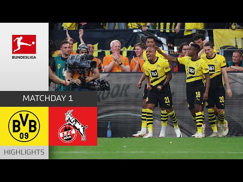Malen Saves BVB! | Borussia Dortmund - 1. FC Köln 1-0 | Highlights | Matchday 1 – Bundesliga 2023/24