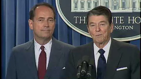 President Reagan's Remarks Nominating Richard Thor...