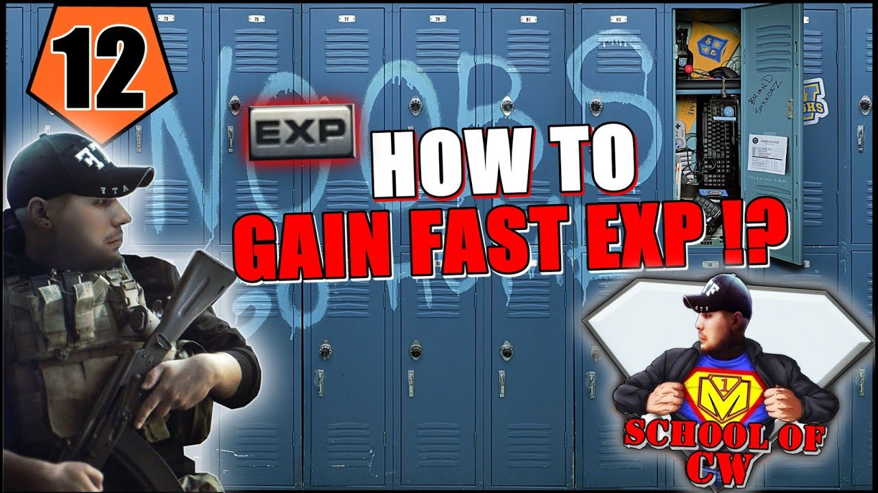 Contract Wars - How to gain fast EXP (School of CW)